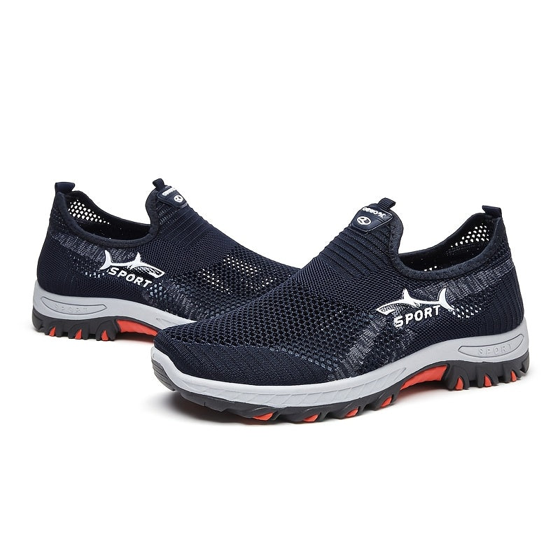 AeroStride™ – Herren Slip-On Sneaker mit Atmungsaktivem Mesh