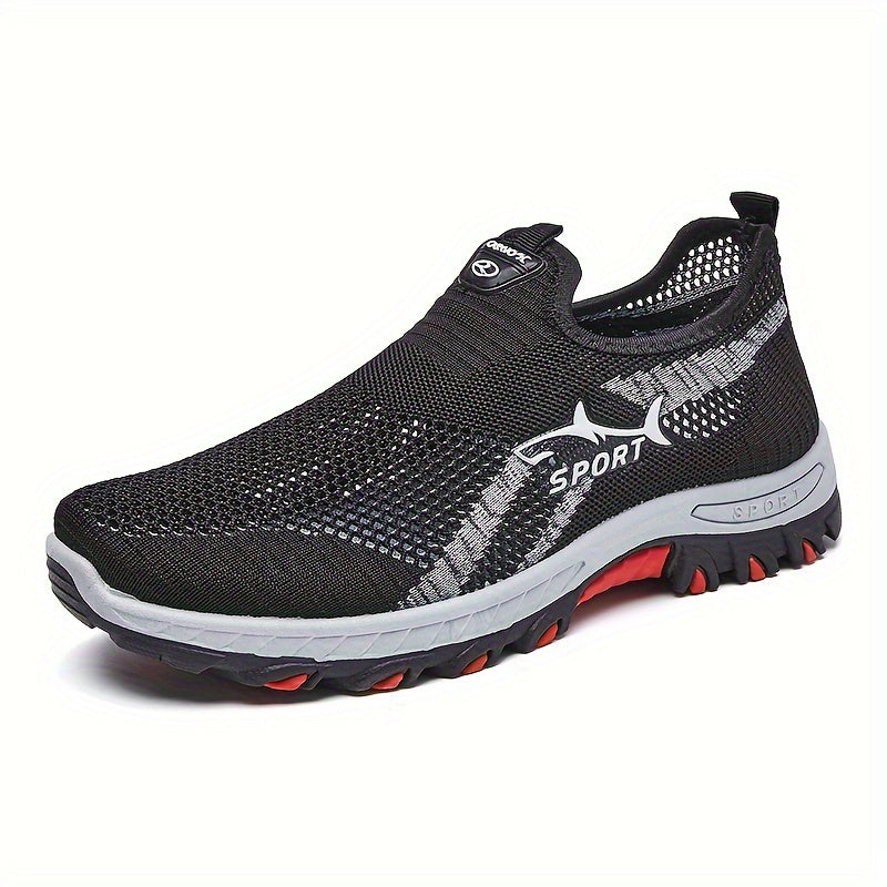 AeroStride™ – Herren Slip-On Sneaker mit Atmungsaktivem Mesh