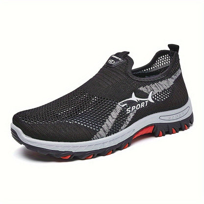 AeroStride™ – Herren Slip-On Sneaker mit Atmungsaktivem Mesh