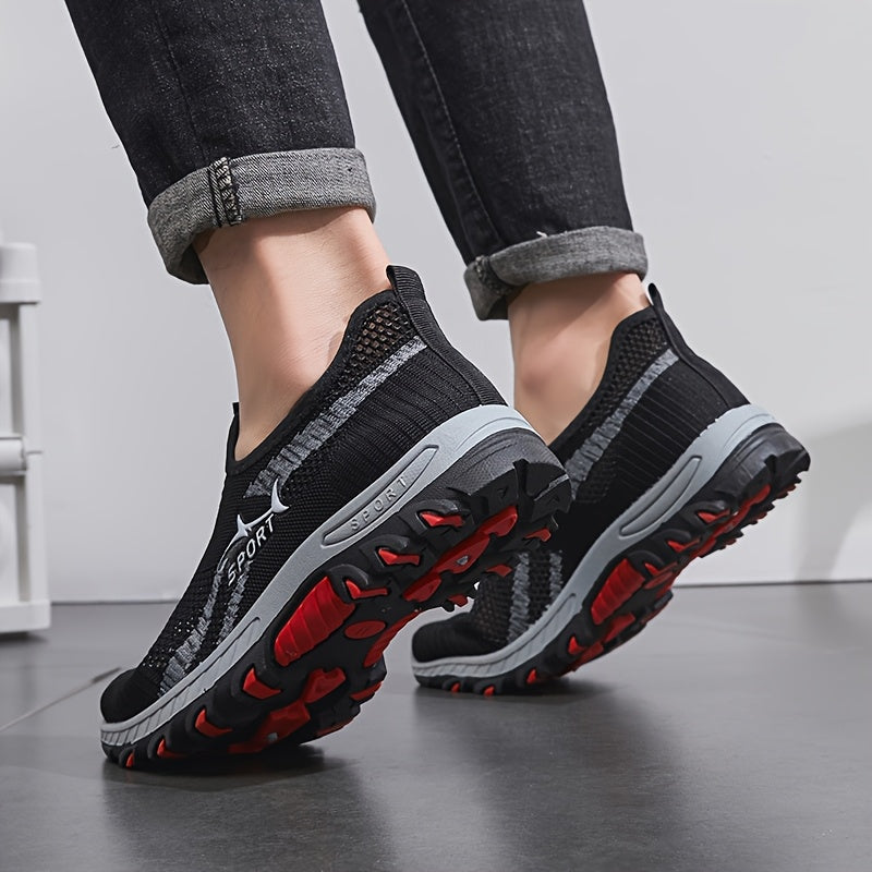 AeroStride™ – Herren Slip-On Sneaker mit Atmungsaktivem Mesh