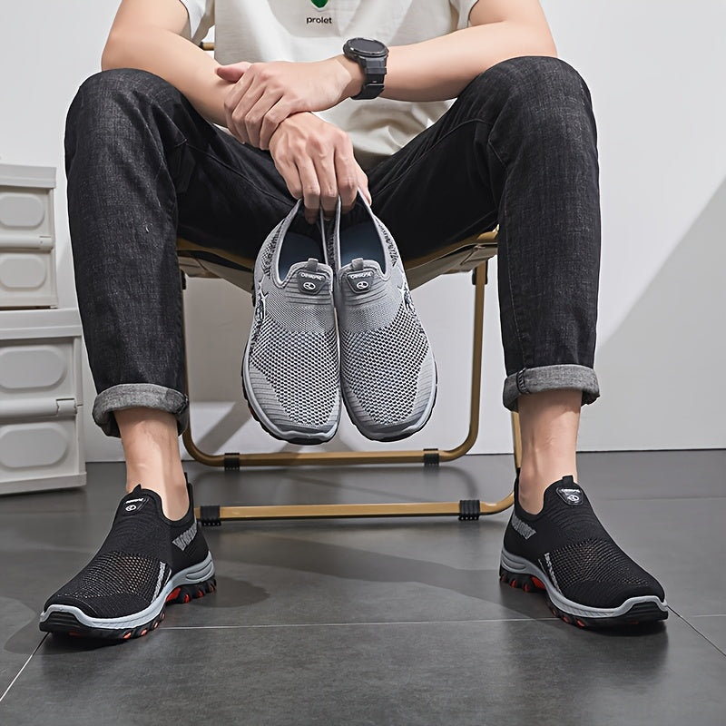 AeroStride™ – Herren Slip-On Sneaker mit Atmungsaktivem Mesh