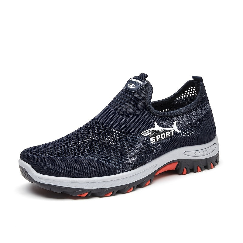 AeroStride™ – Herren Slip-On Sneaker mit Atmungsaktivem Mesh