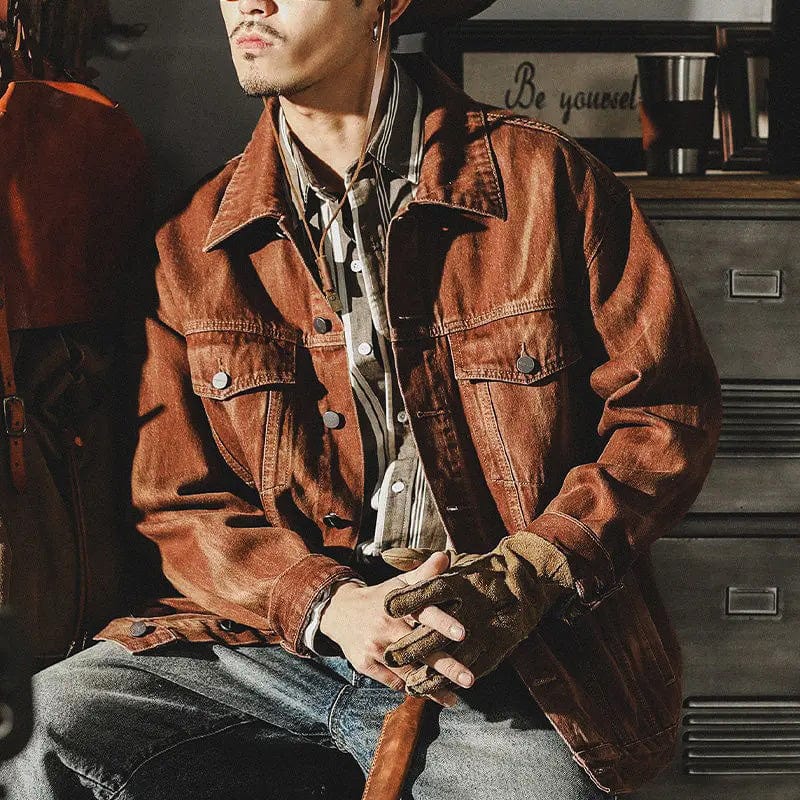 Ali Denim Jacket - Vintage Style