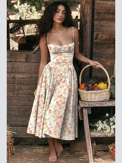 Alora™ – Damen Maxikleid Sommer Off-Shoulder Stil Bequem & Elegant