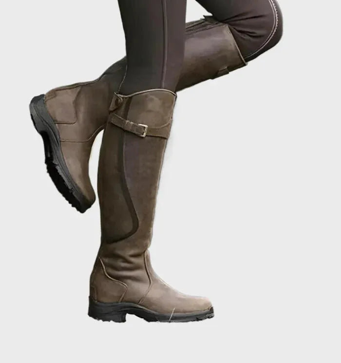 Anatomisch geformte, warme Winterreitstiefel für orthopädischen Komfort