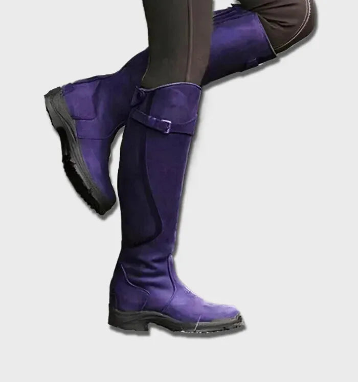 Anatomisch geformte, warme Winterreitstiefel für orthopädischen Komfort