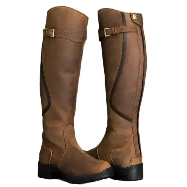 Anatomisch geformte, warme Winterreitstiefel für orthopädischen Komfort
