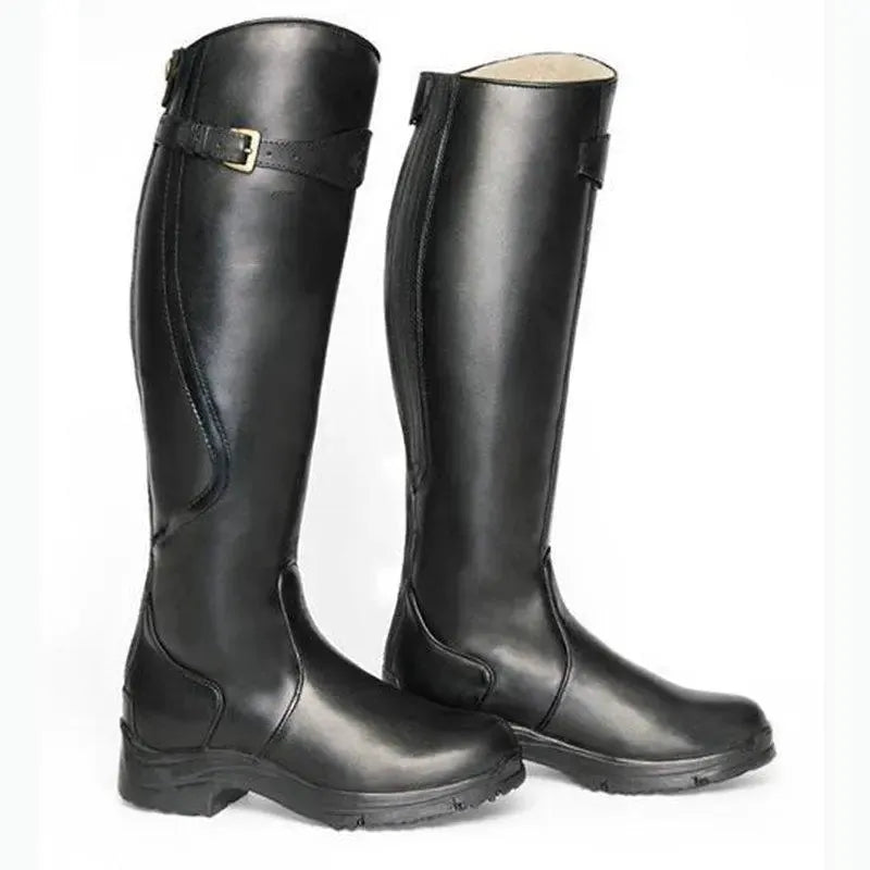 Anatomisch geformte, warme Winterreitstiefel für orthopädischen Komfort