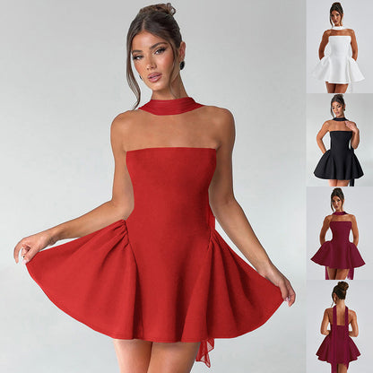 Andrea – Verführerisches Tube Top Kleid mit Reißverschluss