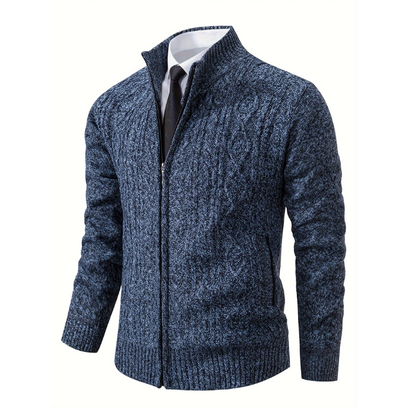 Angenehme Herren-Strickjacke für den Winter – Toni