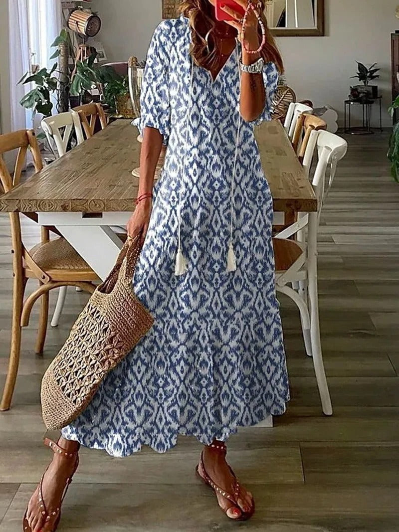 Variant image for Anna™ – Damen Bohemian Sommerkleid mit Fließender Silhouette & Leichtem Stoff-12
