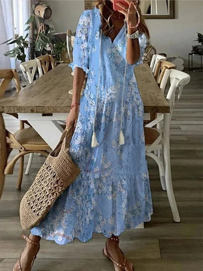 Variant image for Anna™ – Damen Bohemian Sommerkleid mit Fließender Silhouette & Leichtem Stoff-18