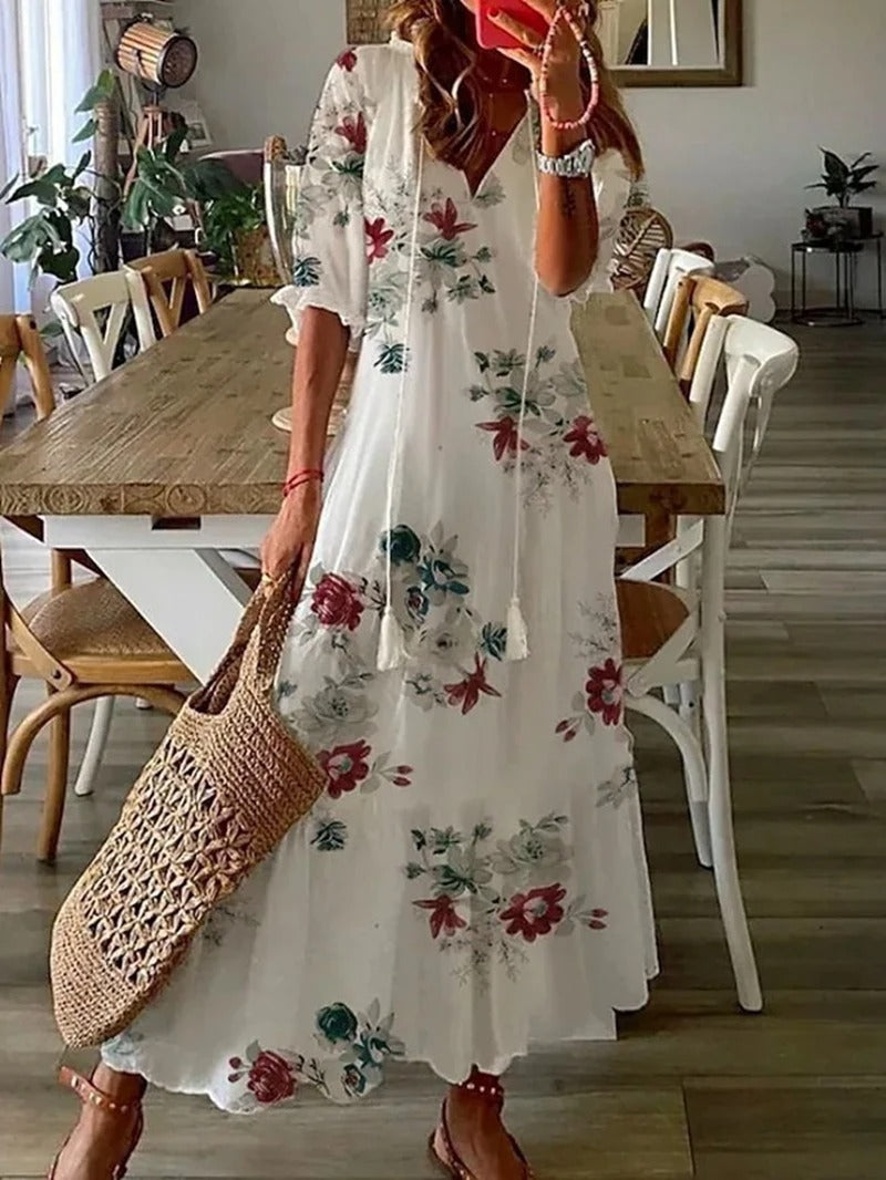Variant image for Anna™ – Damen Bohemian Sommerkleid mit Fließender Silhouette & Leichtem Stoff-36