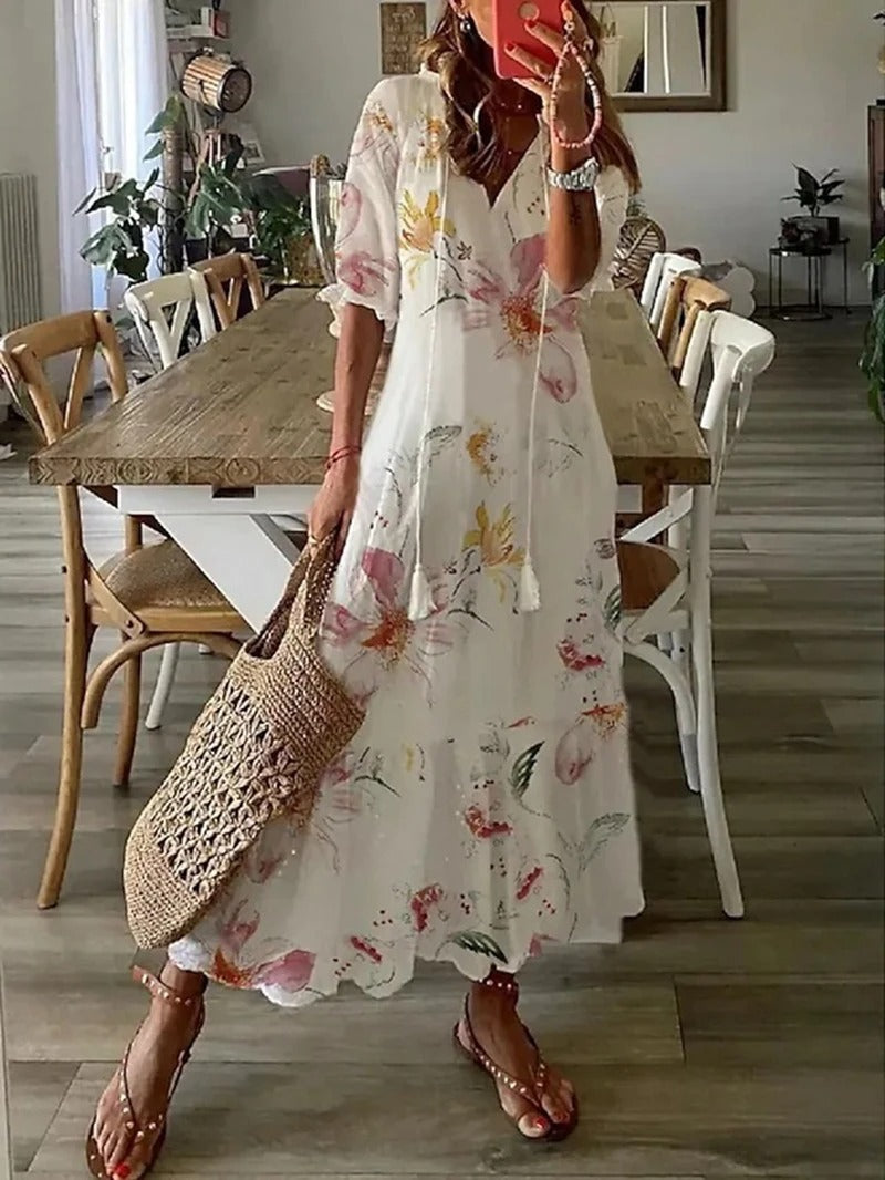 Variant image for Anna™ – Damen Bohemian Sommerkleid mit Fließender Silhouette & Leichtem Stoff-3
