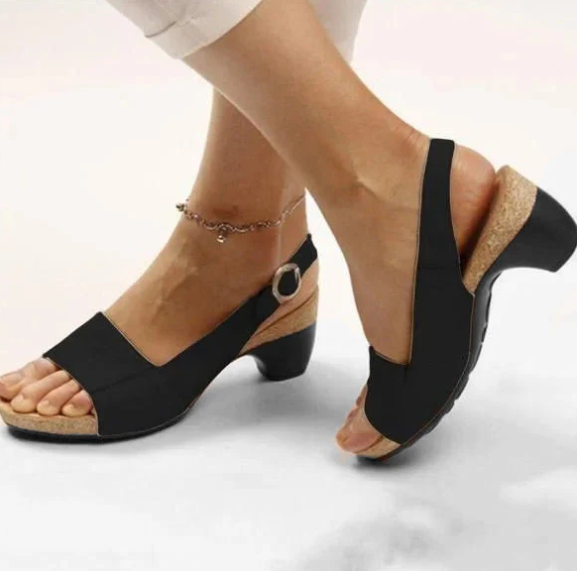 Aprilyn – Komfortable, elegante Schuhe mit niedrigem, blockigem Absatz