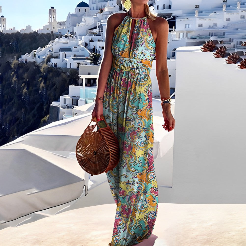 Ärmelloses Clara Bohème-Kleid