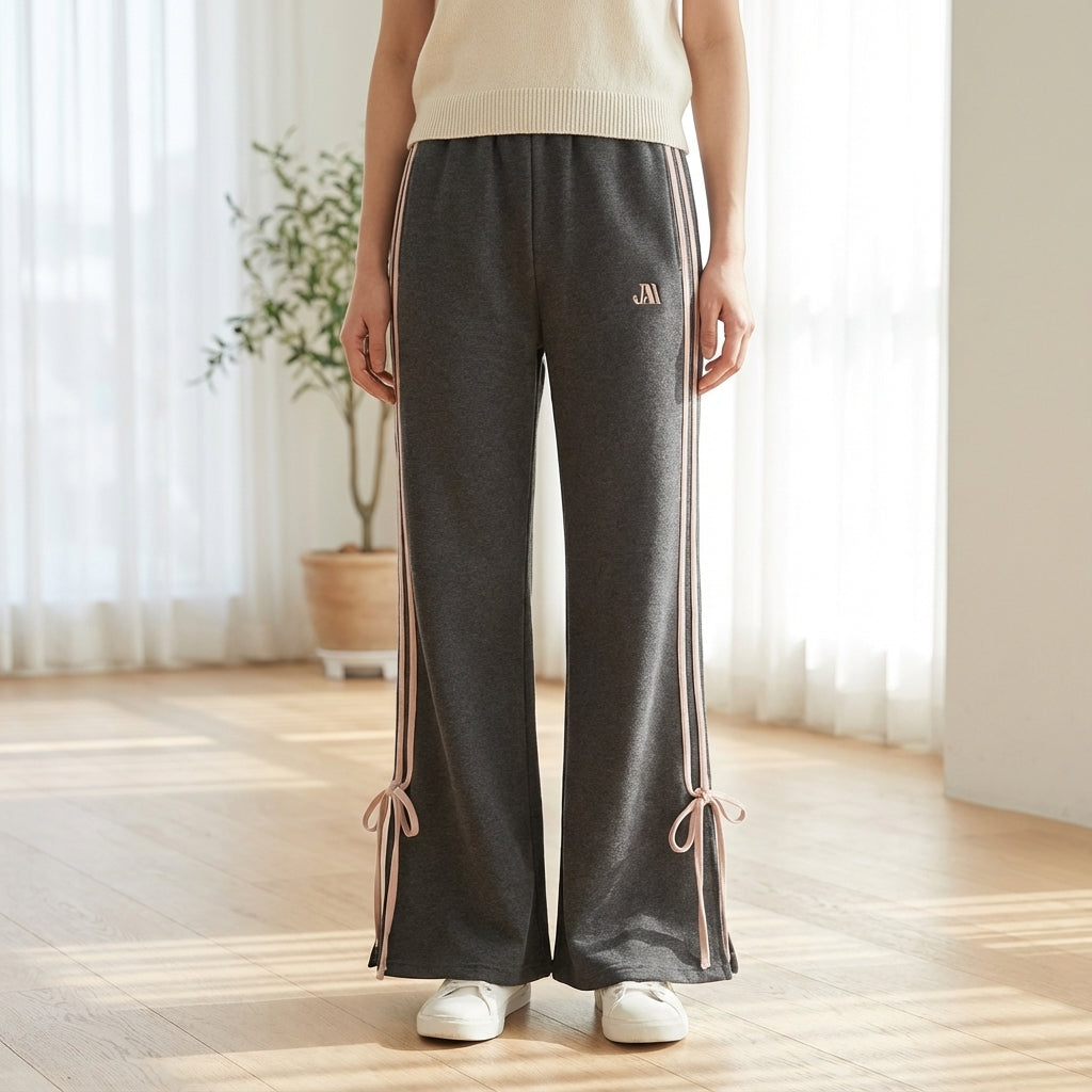Sportliche Trainingshose Damen Polyester Bequem - Elarova