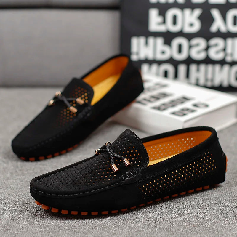 Atmungsaktive Herren Lederschuhe