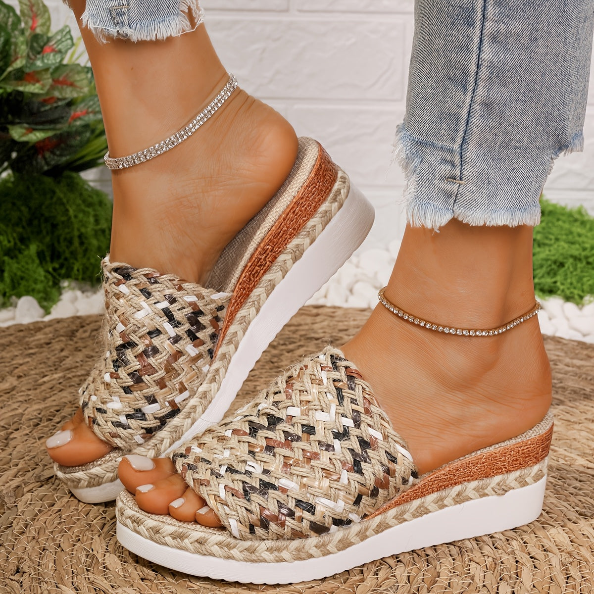 Aurelya™ – Damen Plateau Sandalen mit Bohemian Stil und Komfort