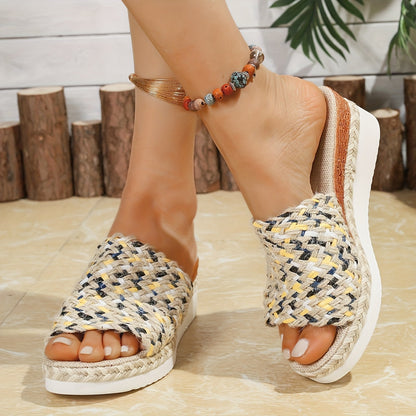 Aurelya™ – Damen Plateau Sandalen mit Bohemian Stil und Komfort