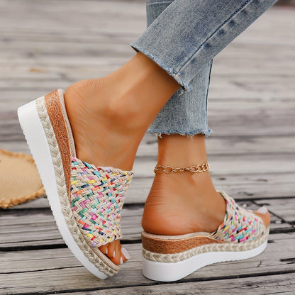 Aurelya™ – Damen Plateau Sandalen mit Bohemian Stil und Komfort 3