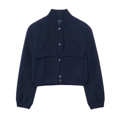Avelena Elegant Bomber Jacket