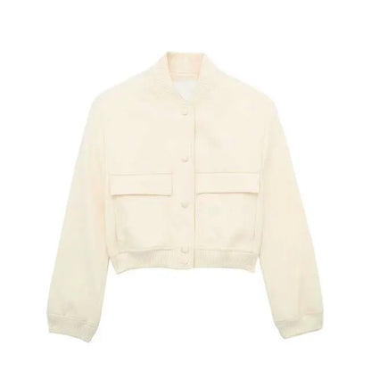 Avelena Elegant Bomber Jacket