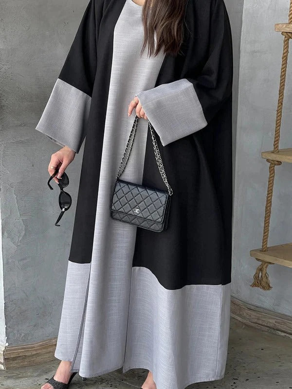 Ayse Damen-Kaftan-Abaya-Set (2-teilig)