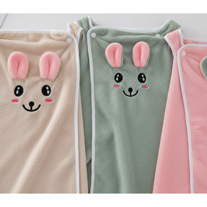 Kinder Badeumhang Weich Bunt