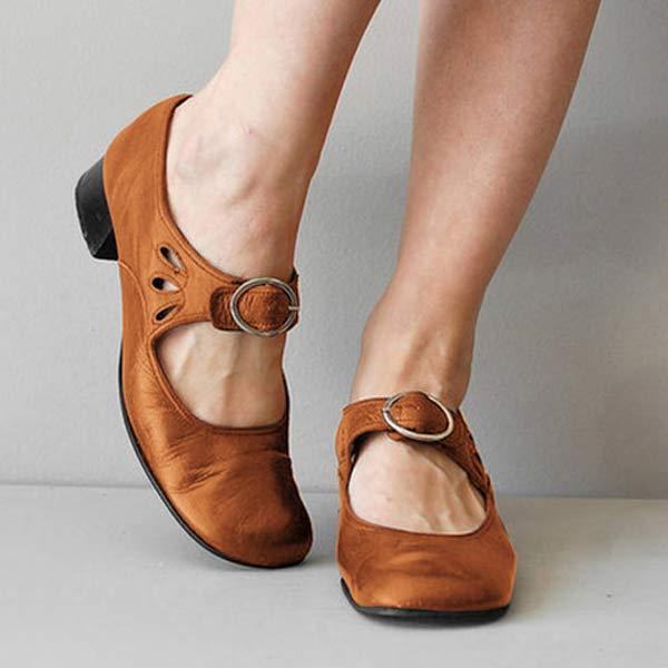 Beatrice Ledersandalen mit orthopädischer Schnalle