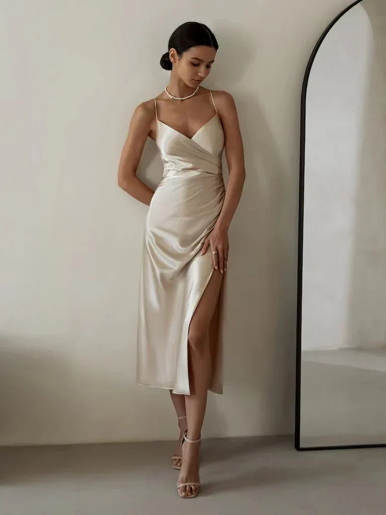 Belleora™ – Damen Kleid Trägerlos mit Eleganter Passform