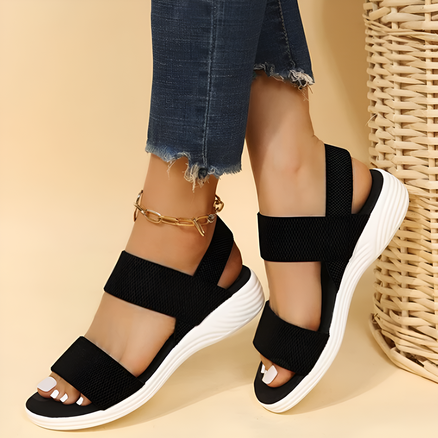 Bequeme Damen-Sandalen mit orthopädischer Unterstützung für den Alltag