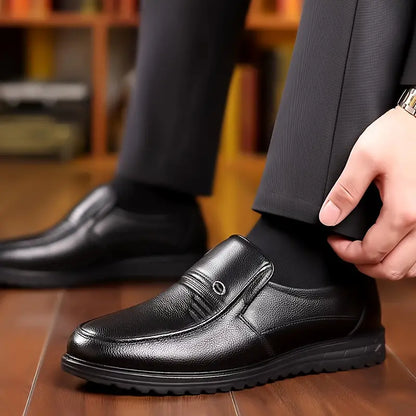 Bequeme Leder Herren Loafer