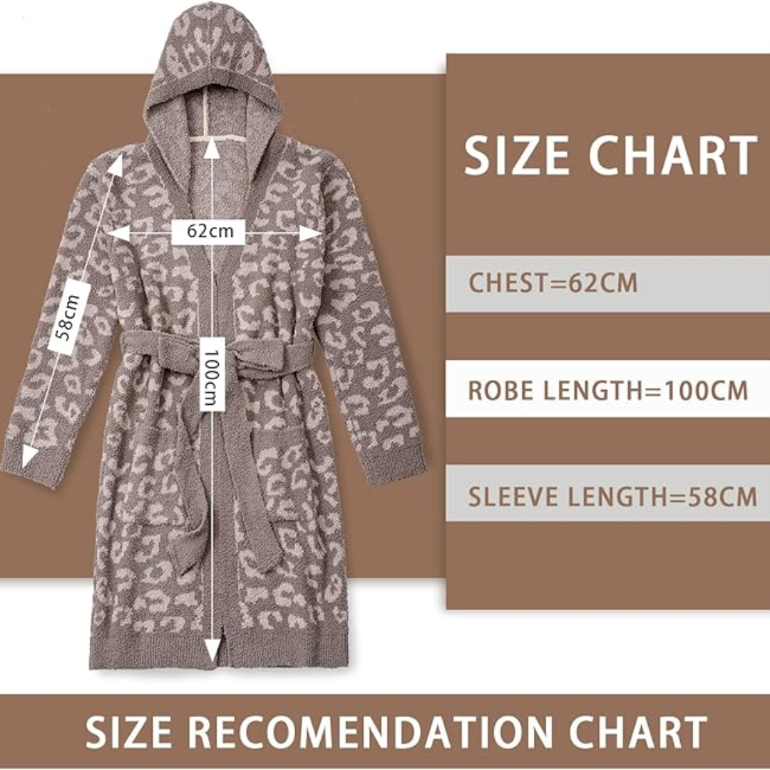 Bequemer Damen Spa-Bademantel