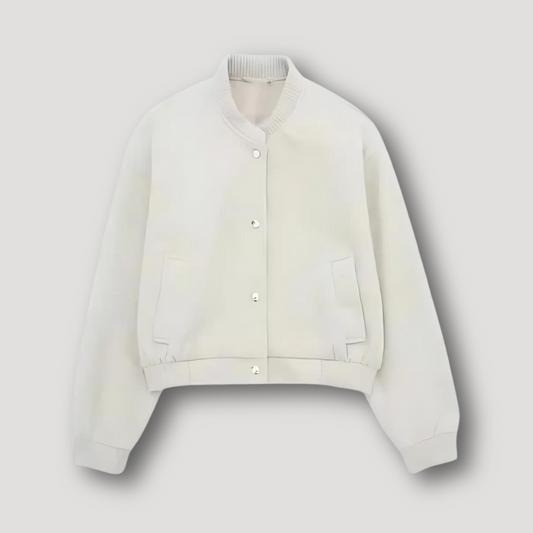 Bergan: Klassische, lässige, minimalistische Rippen-Bomberjacke