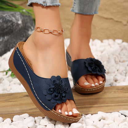 BloomStep™ – Elegante Orthopädische Sandalen mit Blumenmuster