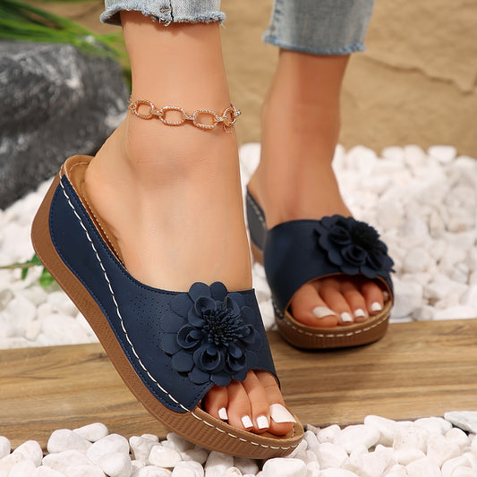 BloomStep™ – Elegante Orthopädische Sandalen mit Blumenmuster