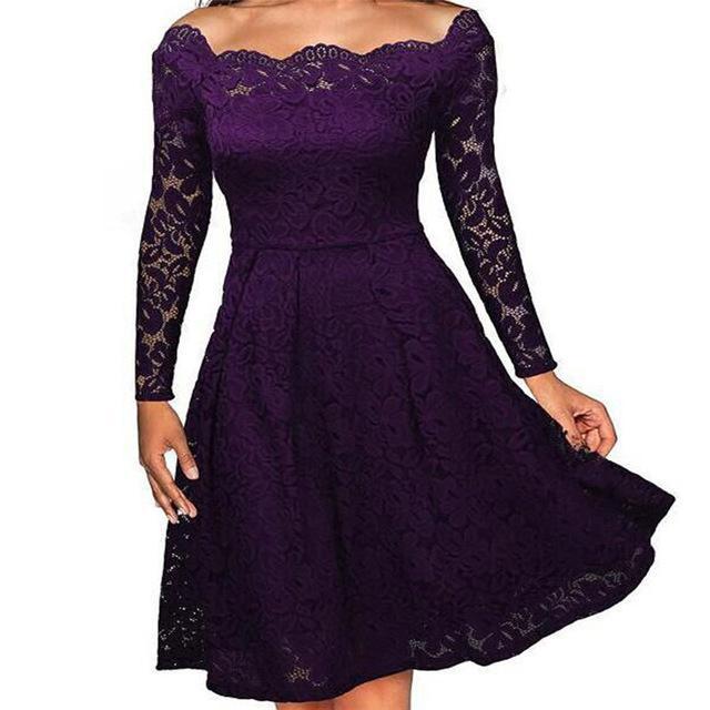 Blumenspitze Vintage Kleid Emma