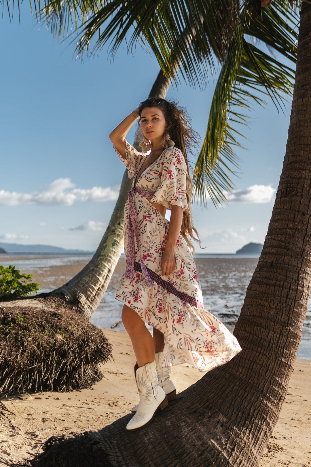 Boho-Stil High-Low Kleid Jylie – elegant
