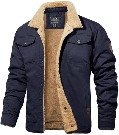 Elarova |  Bomberjacke mit Wollfutter für Herren