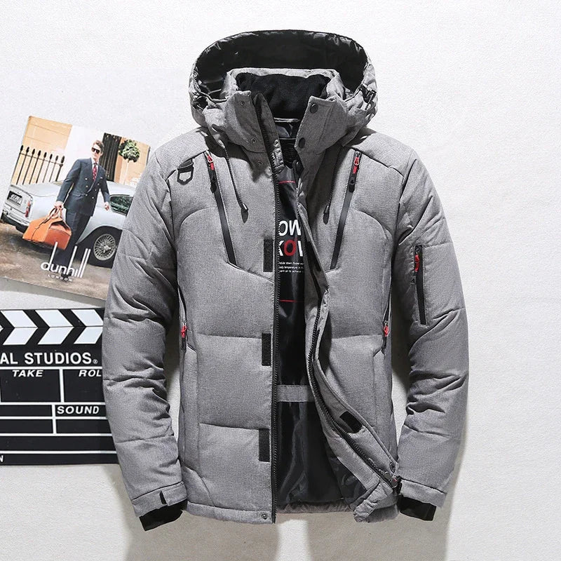Bradley Men's Hooded Winter Down Jacket