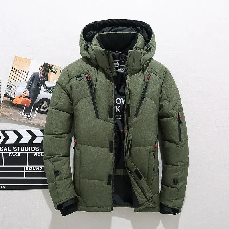 Bradley Men's Hooded Winter Down Jacket