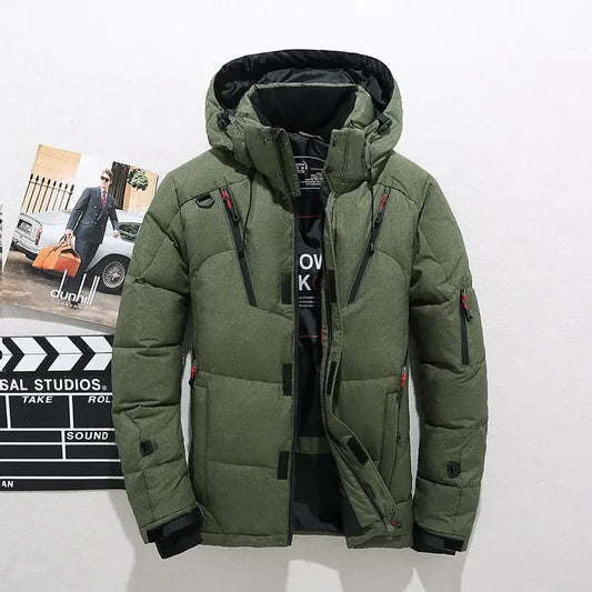 Bradley Men's Hooded Winter Down Jacket