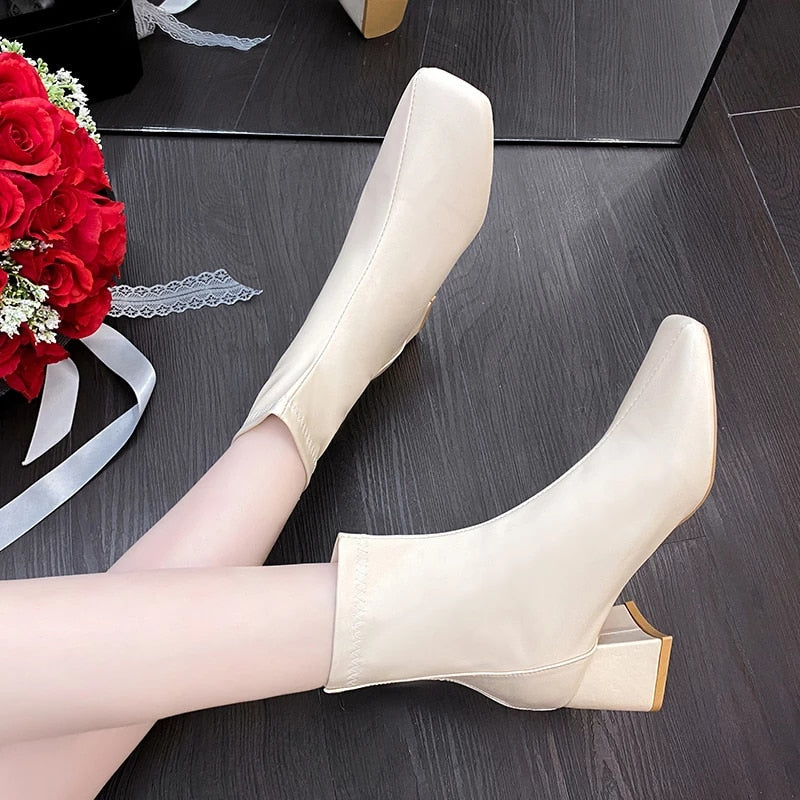 Briana Hohe Blockabsatz Stiefeletten