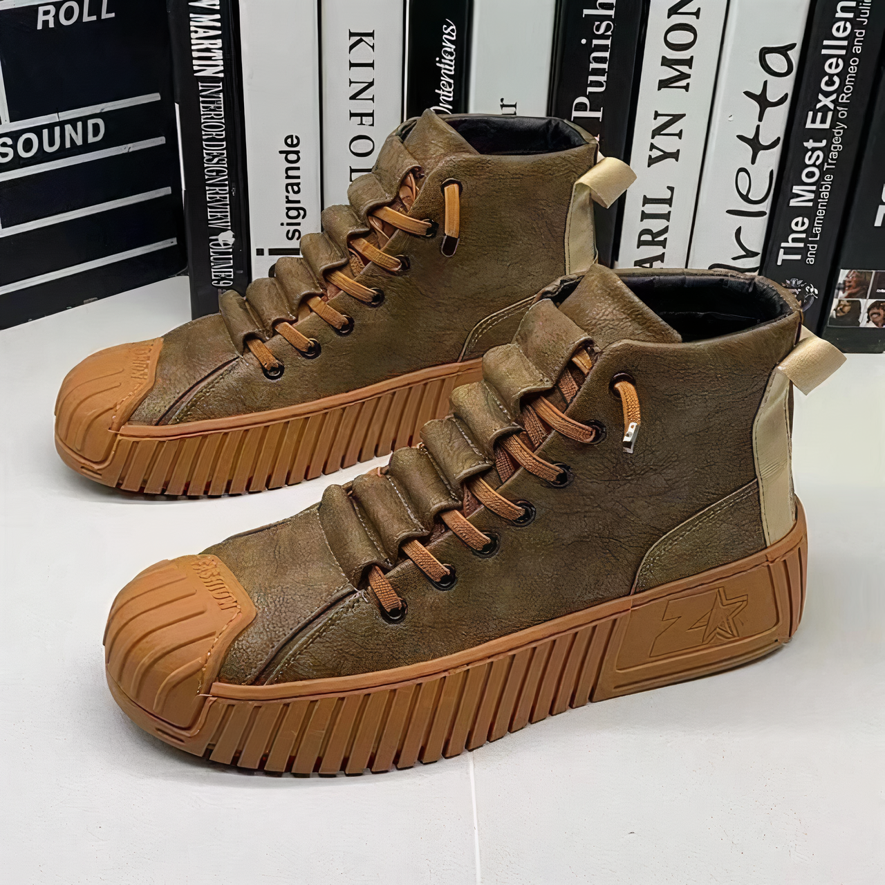 Britische Stil-Schuhe mit erhöhter Sohle - Rion