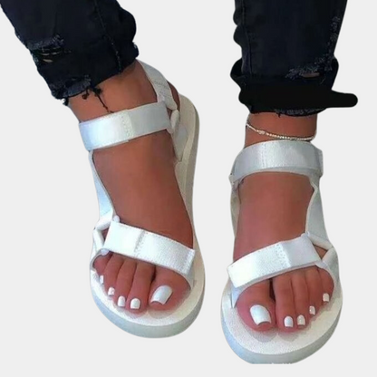 Damensandalen Bequem Komfortsohle Farbenfroh