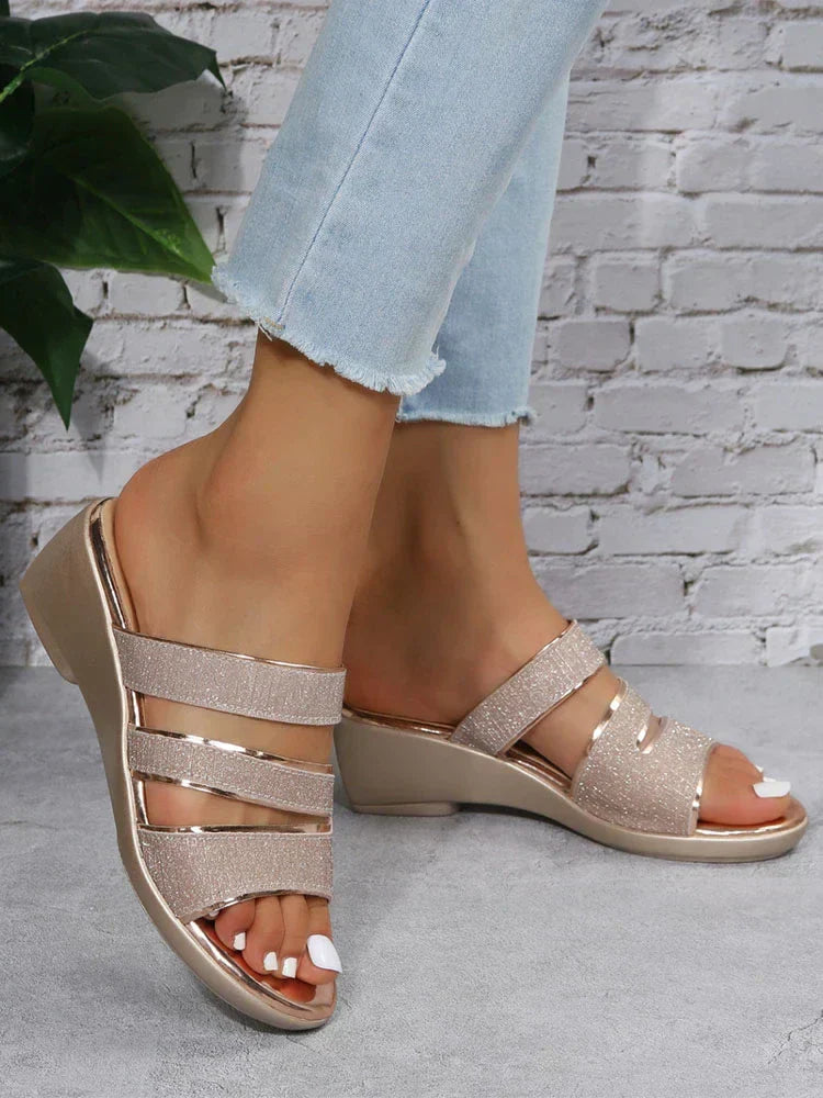 CORA Orthopädische Sandalen mit Keil