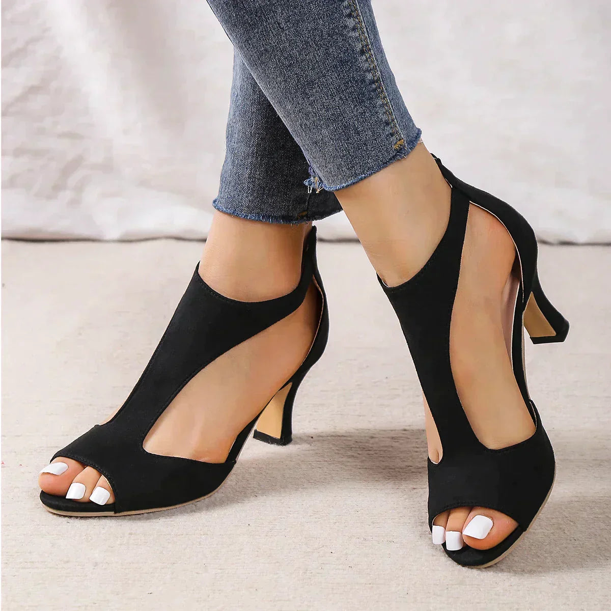 Caitlin: Orthopädische Schuhe mit Absatz