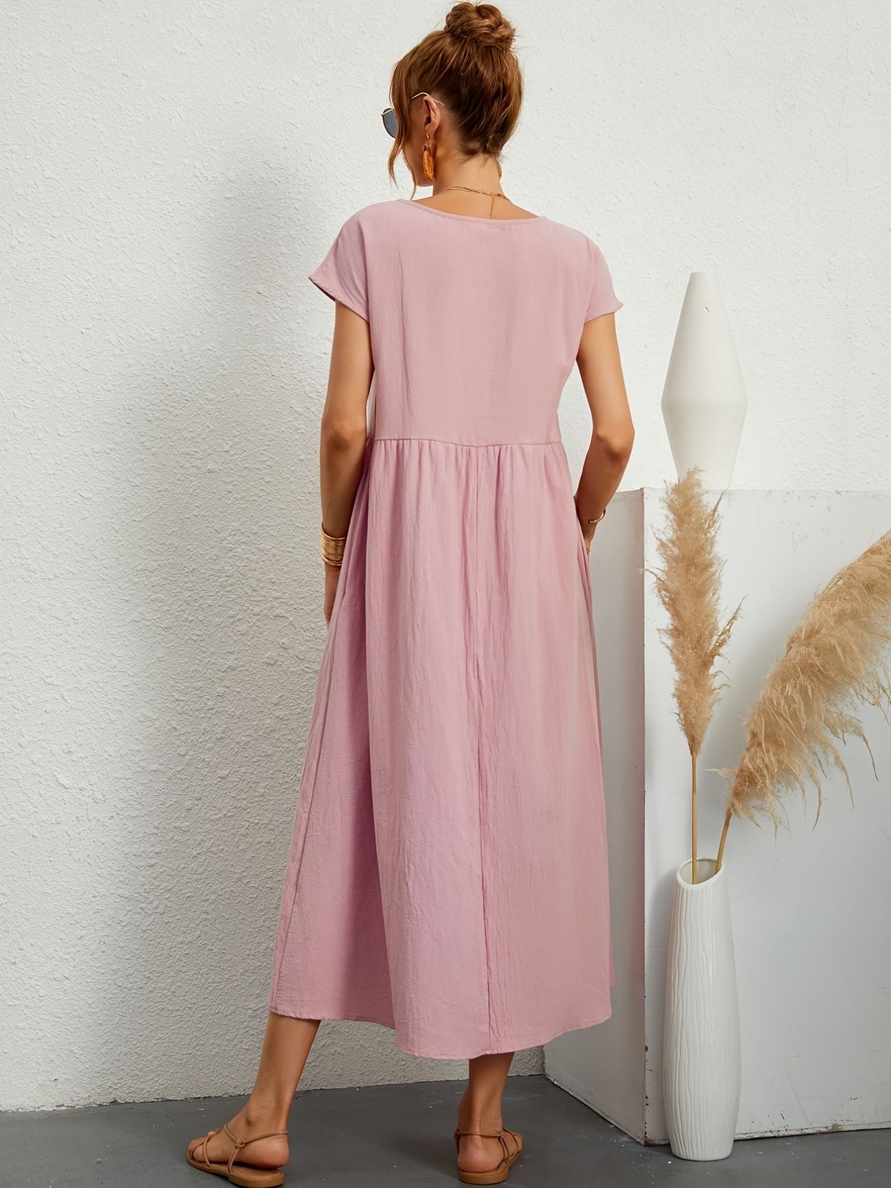 Camille | Kleid mit Rundhalsausschnitt