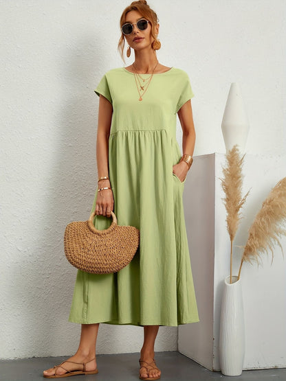 Camille | Kleid mit Rundhalsausschnitt